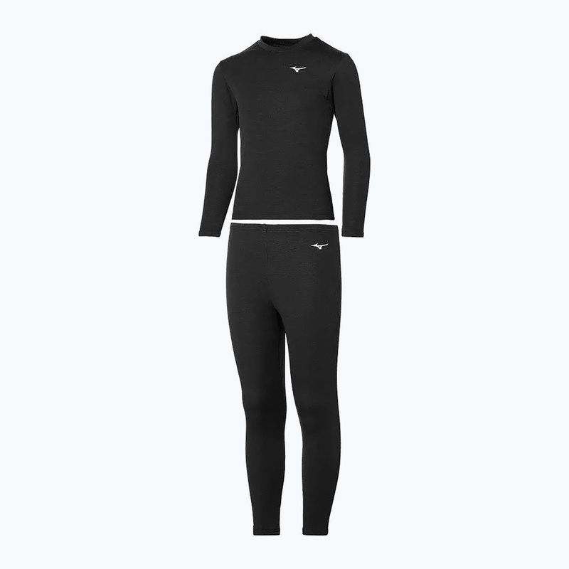 Set de lenjerie termoactivă pentru copii Mizuno Mid Top&Bottom black