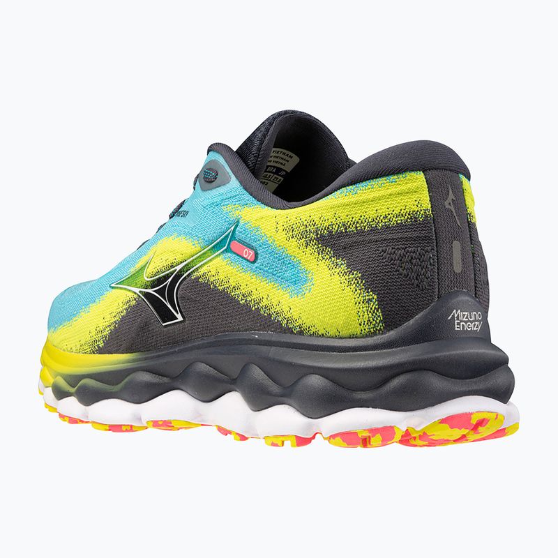 Pantofi de alergare pentru bărbați Mizuno Wave Sky 7 jet blue/white/bolt2neon 13