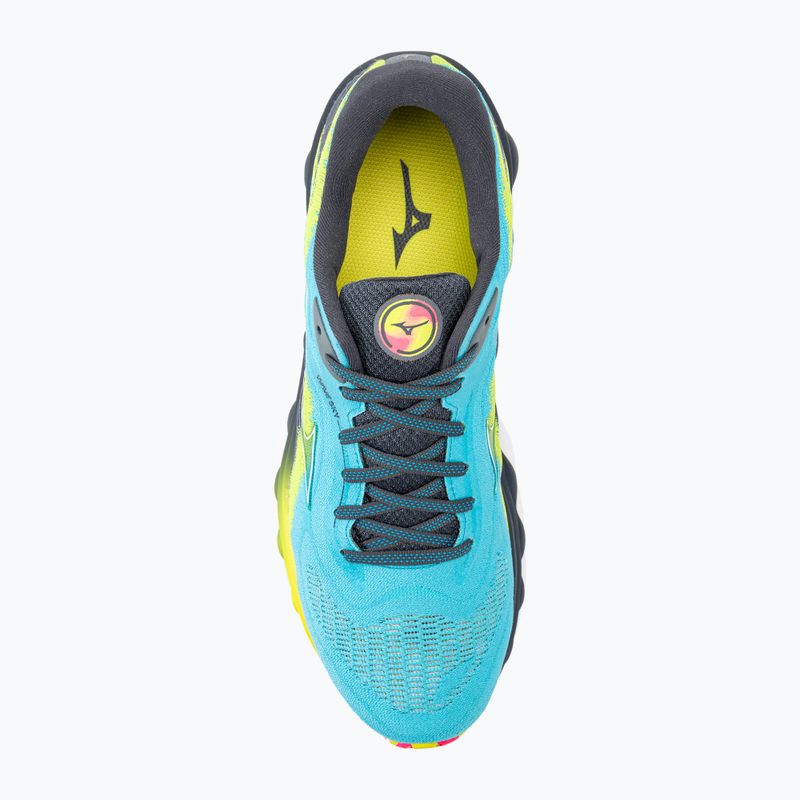 Pantofi de alergare pentru bărbați Mizuno Wave Sky 7 jet blue/white/bolt2neon 8
