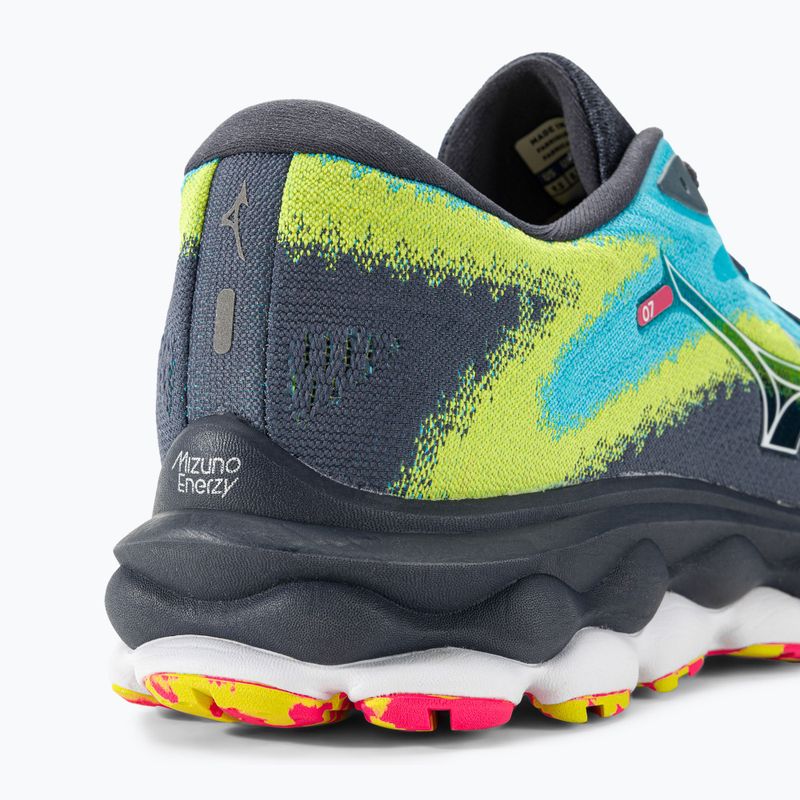 Pantofi de alergare pentru bărbați Mizuno Wave Sky 7 jet blue/white/bolt2neon 12