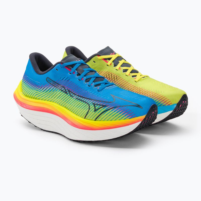Pantofi de alergare pentru bărbați Mizuno Wave Rebellion Pro bolt2neon/ombre blue/jet blue 4