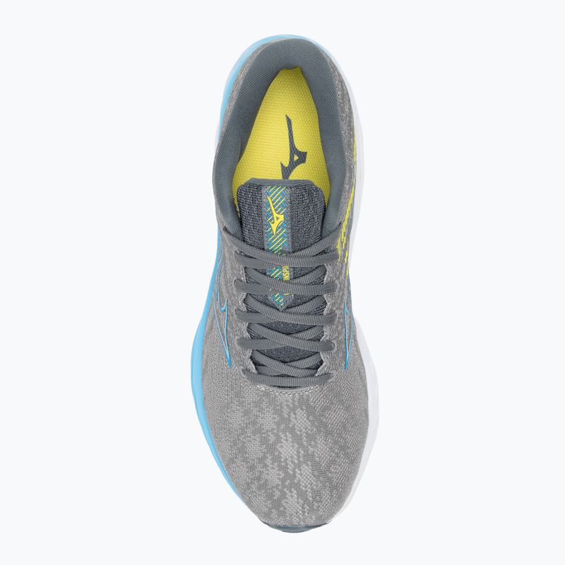 Încălțăminte de alergare pentru bărbați Mizuno Wave Inspire 19 ggray/jet blue/bolt2neon 6