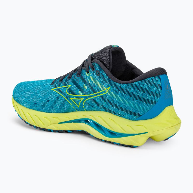 Încălțăminte de alergare pentru bărbați Mizuno Wave Inspire 19 jet blue/bolt2neon/luminous 3