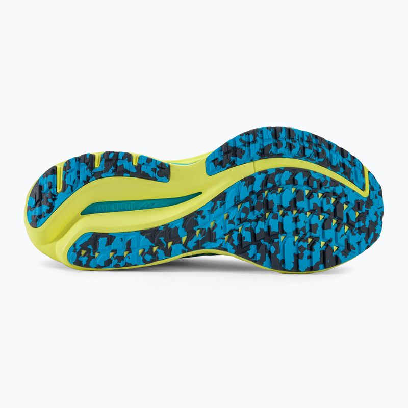 Încălțăminte de alergare pentru bărbați Mizuno Wave Inspire 19 jet blue/bolt2neon/luminous 5