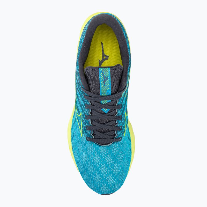 Încălțăminte de alergare pentru bărbați Mizuno Wave Inspire 19 jet blue/bolt2neon/luminous 6