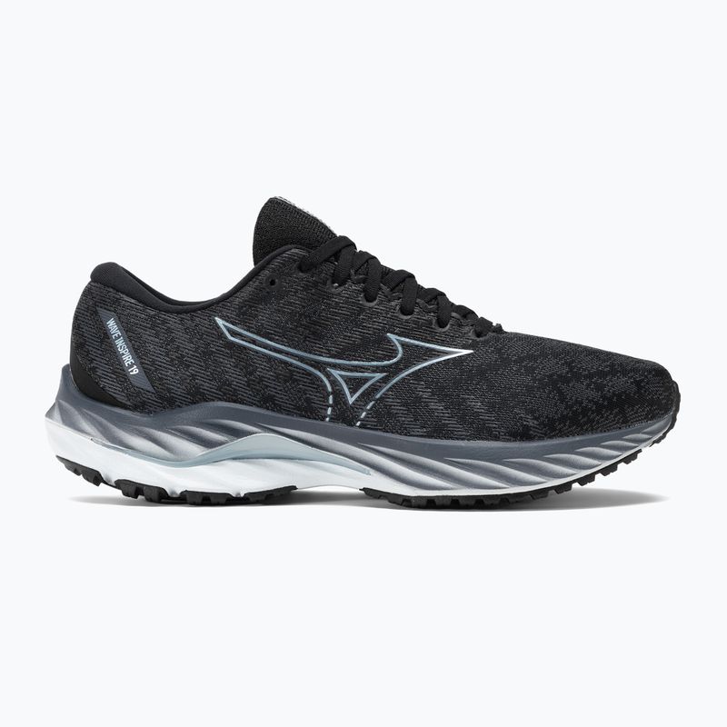 Încălțăminte de alergare pentru bărbați Mizuno Wave Inspire 19 2E black/glacial ridge/illusionblue 2
