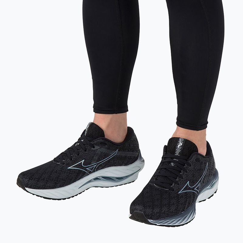 Încălțăminte de alergare pentru bărbați Mizuno Wave Inspire 19 2E black/glacial ridge/illusionblue 4