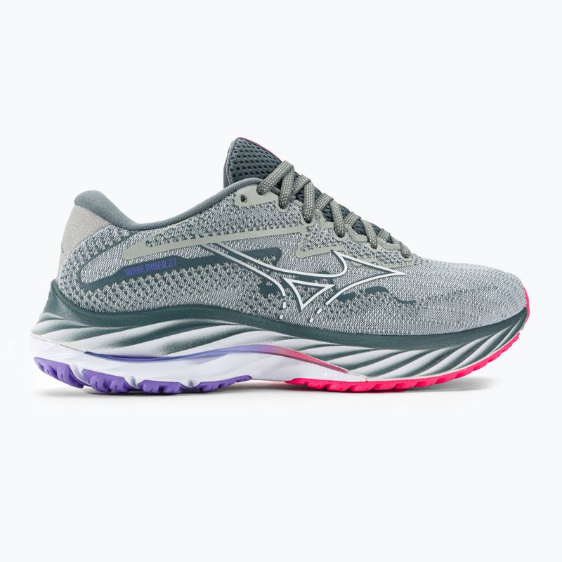 Pantofi de alergare pentru femei Mizuno Wave Rider 27 pearl blue/white/highvpink 2