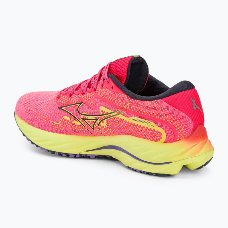 Încălțăminte de alergare pentru femei Mizuno Wave Rider 27 h-vpink/oblue/luminous 3
