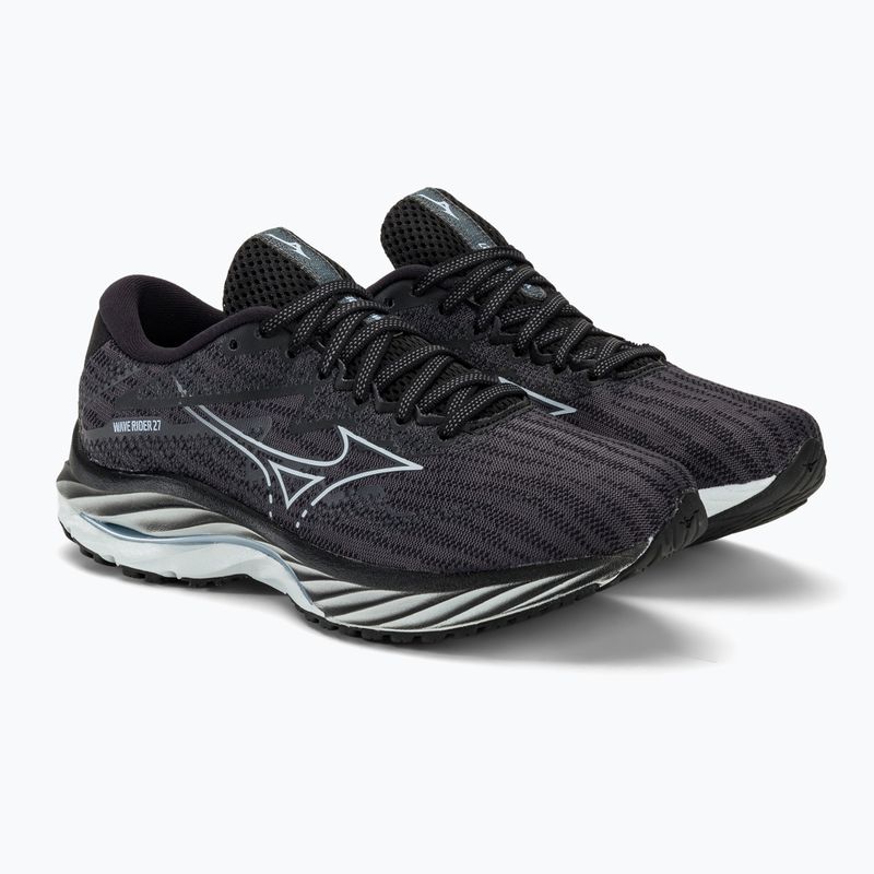 Încălțăminte de alergat pentru femei Mizuno Wave Rider 27 Width ebony/snowcrest/black 5