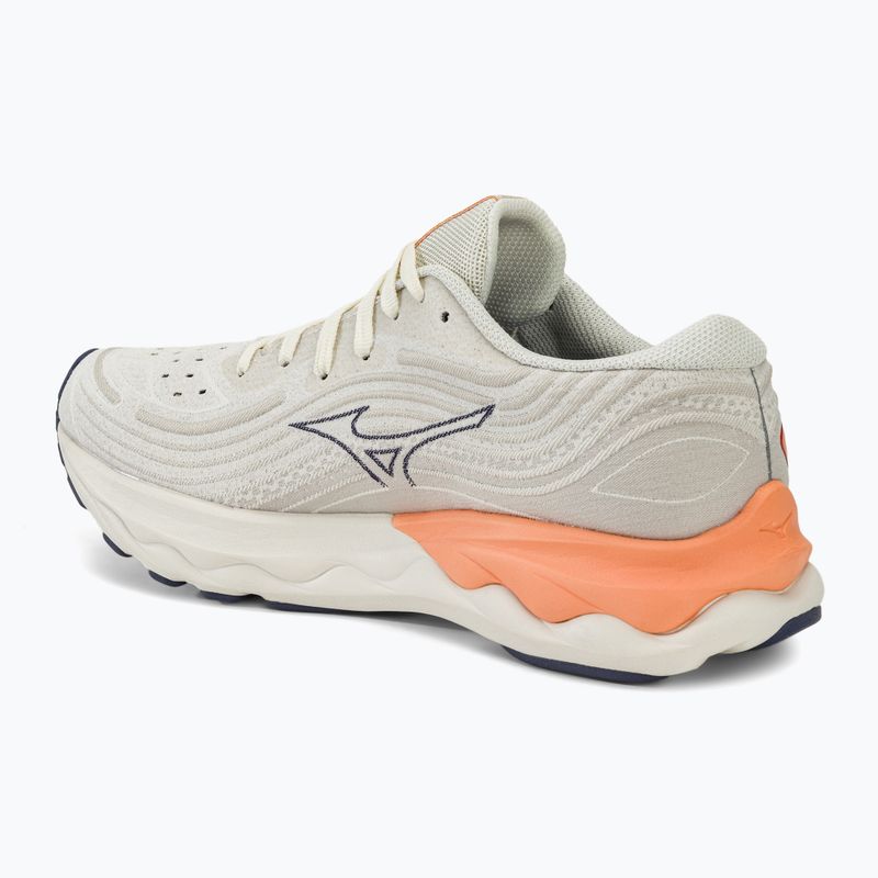 Încălțăminte de alergat pentru femei Mizuno Wave Skyrise 4 snow white/blue/coral reef 3