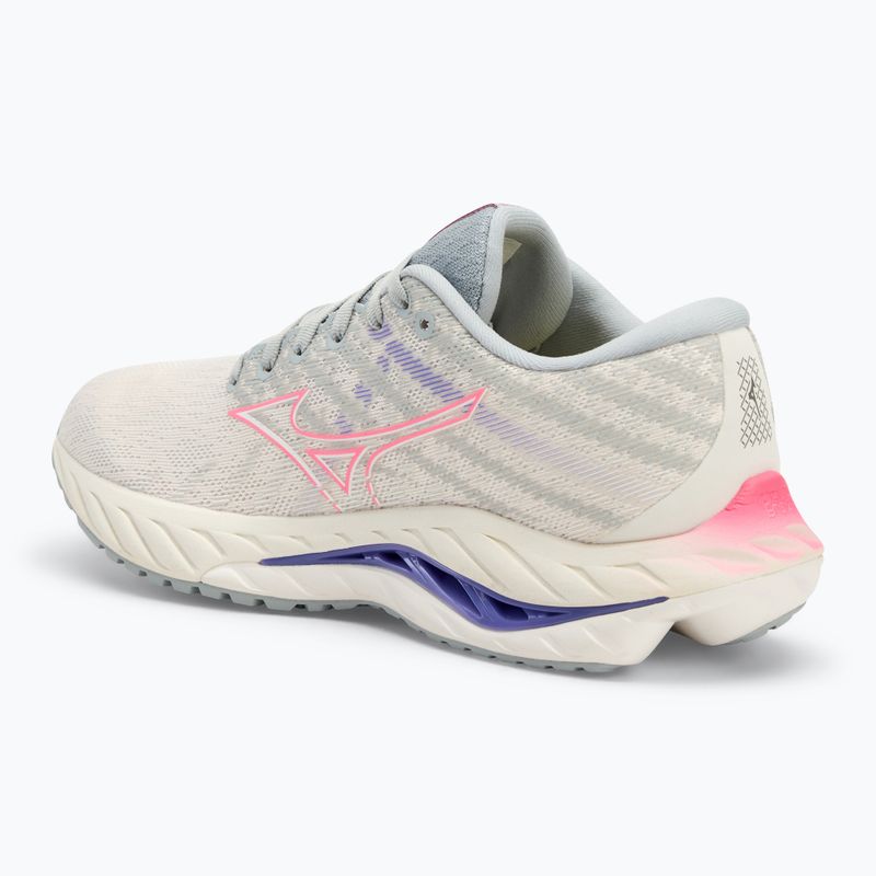 Încălțăminte de alergare pentru femei Mizuno Wave Inspire 19 snow white/ hi vis pink/ purple punch 3