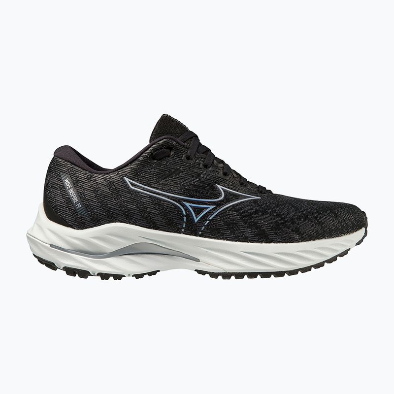 Încălțăminte de alergare pentru femei Mizuno Wave Inspire 19 D black/ silver/ snowcrest 8