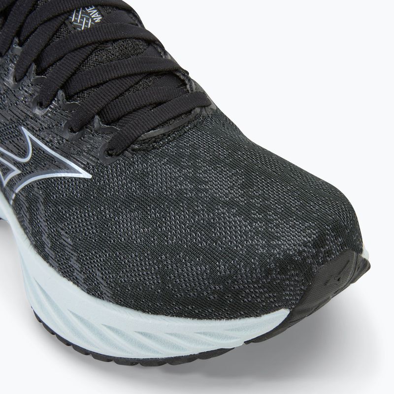 Încălțăminte de alergare pentru femei Mizuno Wave Inspire 19 D black/ silver/ snowcrest 7