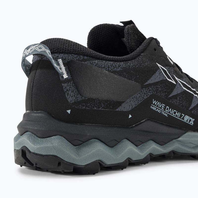 Pantofi de alergare pentru bărbați Mizuno Wave Daichi 7 GTX negru/albastru de mătase/timp torid 10