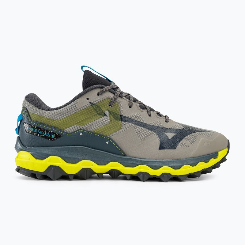 Încălțăminte de alergare pentru bărbați Mizuno Wave Mujin 9 ggray/oblue/bolt2(neon) 2