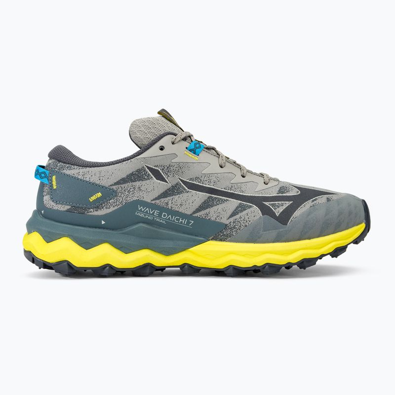 Încălțăminte de alergat pentru bărbați Mizuno Wave Daichi 7 cgray/oblue/bol2(neon) 2