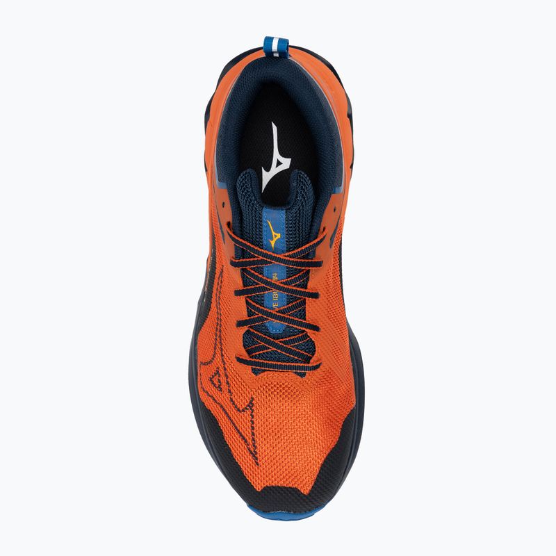 Încălțăminte de alergare pentru bărbați Mizuno Wave Ibuki 4 tigerlily/dblue/sblue 5