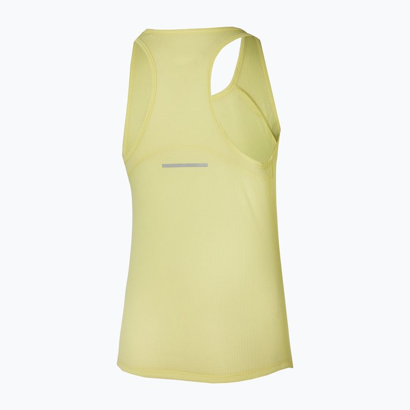 Tank top de alergat pentru femei Mizuno DryAeroFlow Tank pale lime yellow 2