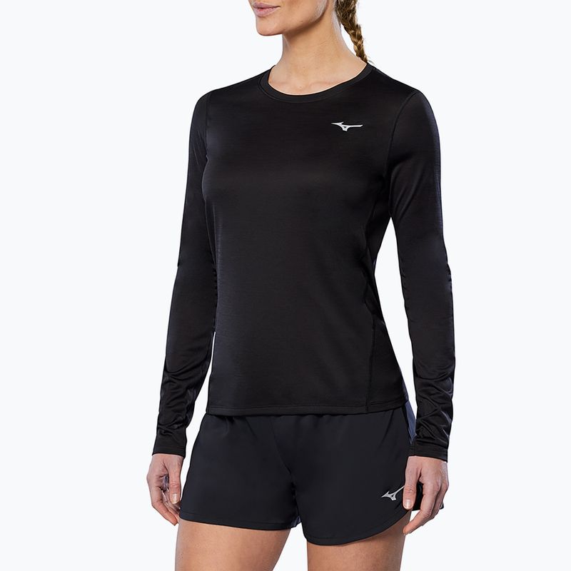 Longsleeve pentru femei Mizuno Impulse Core LS Tee black