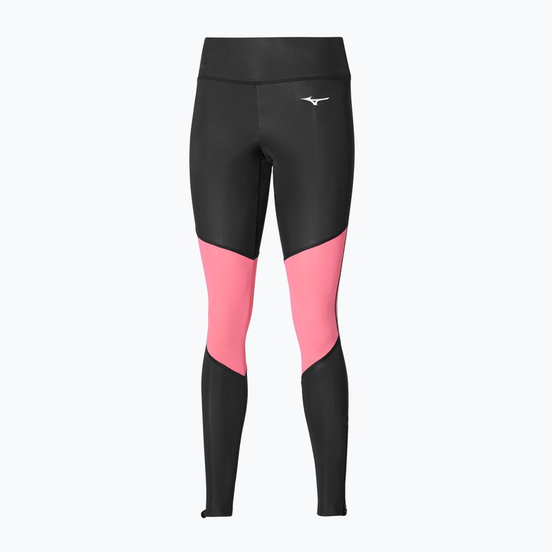 Jambiere pentru femei Mizuno Core Long Tight black/sangria sunset