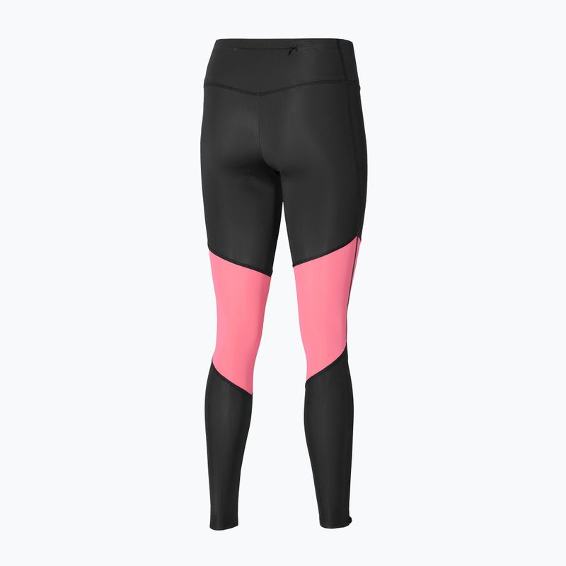 Jambiere pentru femei Mizuno Core Long Tight black/sangria sunset 2