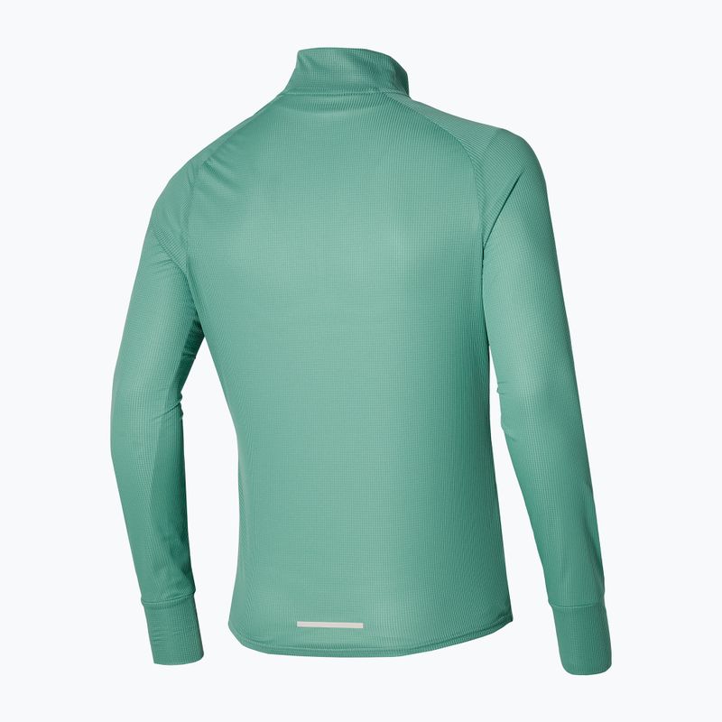 Longsleeve hibrid de alergat pentru bărbați Mizuno Hybrid Tee mineral blue 2
