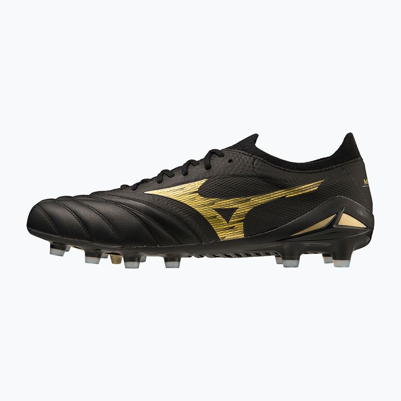 Mizuno Morelia Morelia Neo IV Beta Elite MD ghete de fotbal pentru bărbați negru/aur/negru/negru 3