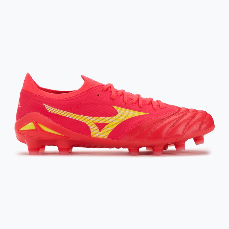 Bărbați Mizuno Morelia Neo IV Beta Elite MD ghete de fotbal pentru bărbați flery coral2/bolt2/flery coral2 2