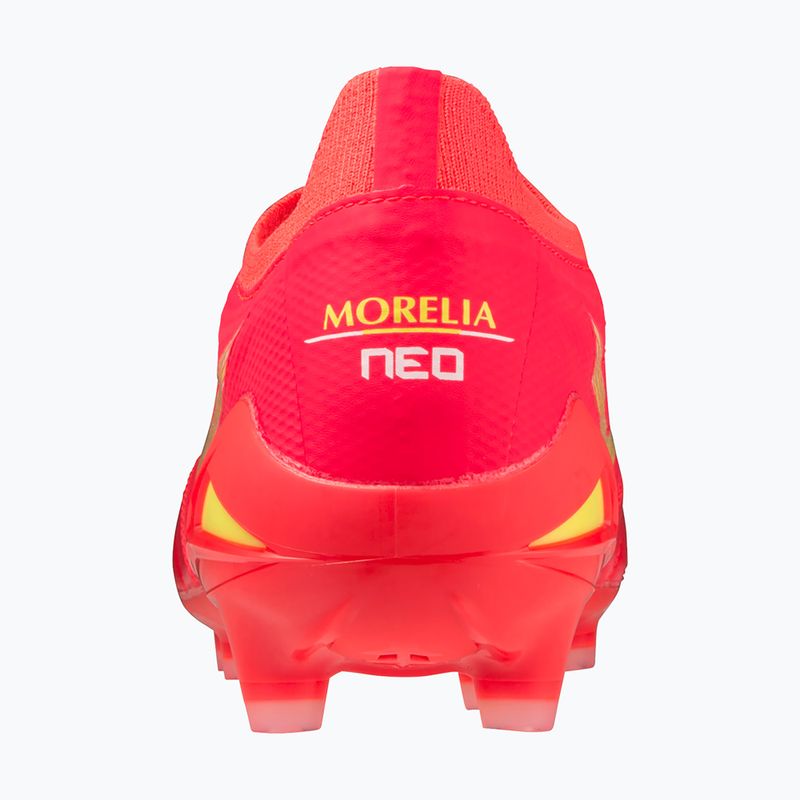 Bărbați Mizuno Morelia Neo IV Beta Elite MD ghete de fotbal pentru bărbați flery coral2/bolt2/flery coral2 8