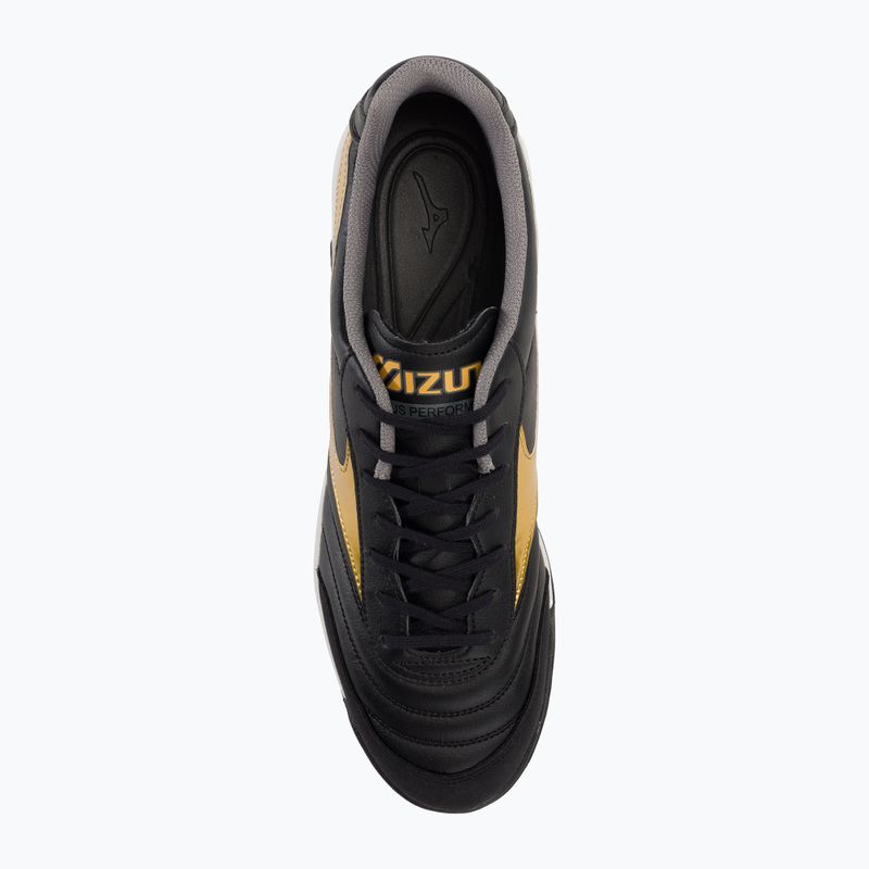 Mizuno Morelia Morelia Sala Classic IN negru/aur/umbră întunecată ghete de fotbal pentru bărbați 6