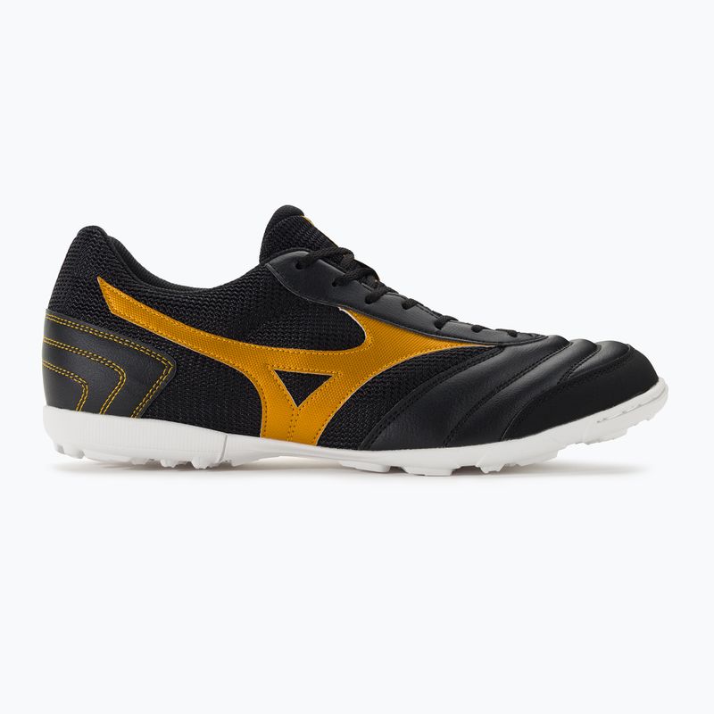 Mizuno Morelia Morelia Sala Club TF cizme de fotbal negru/mp auriu 2