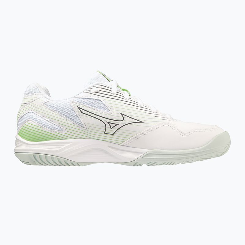 Încălțăminte de volei pentru femei Mizuno Cyclone Speed 4 white/gridge/patinagreen 8