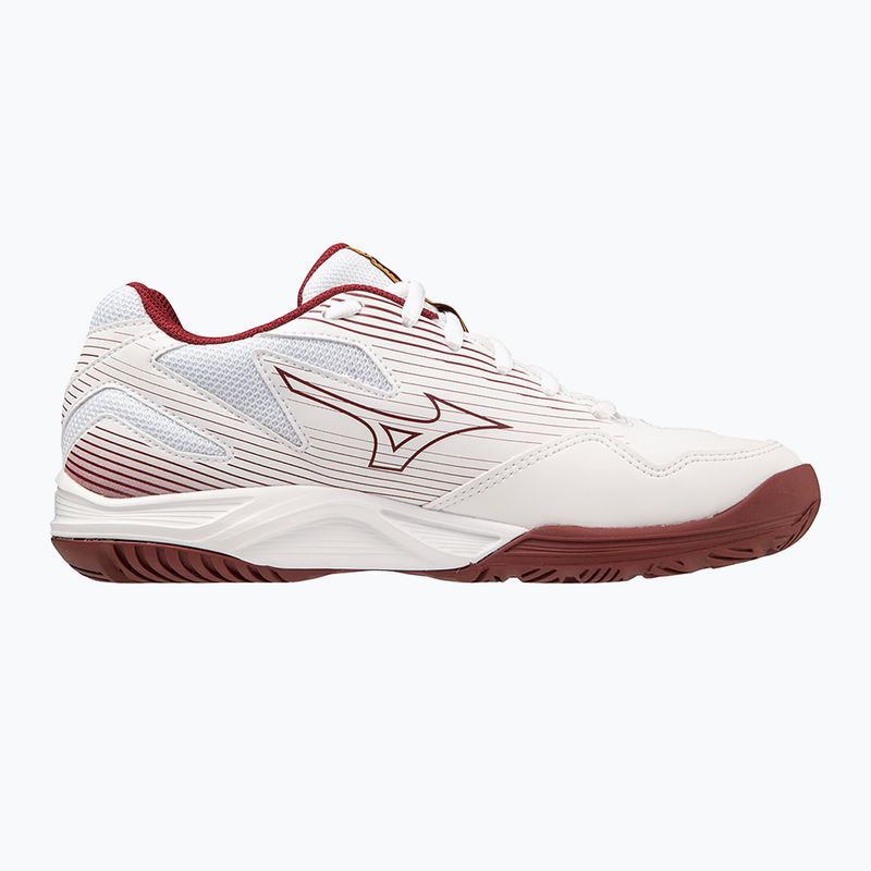 Încălțăminte de volei pentru femei Mizuno Cyclone Speed 4 white/cabermet/mp gold 9