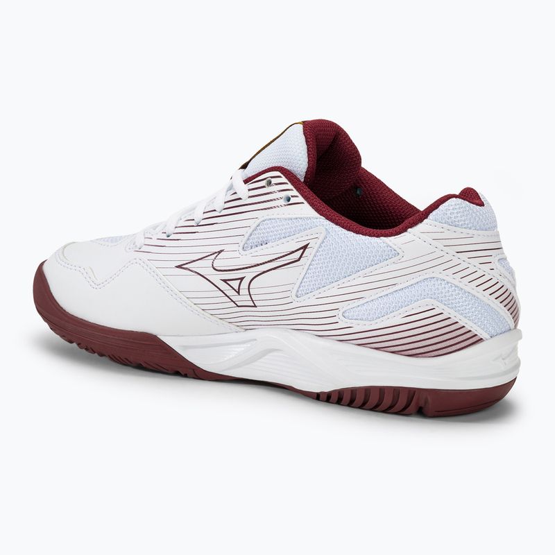 Încălțăminte de volei pentru femei Mizuno Cyclone Speed 4 white/cabermet/mp gold 3