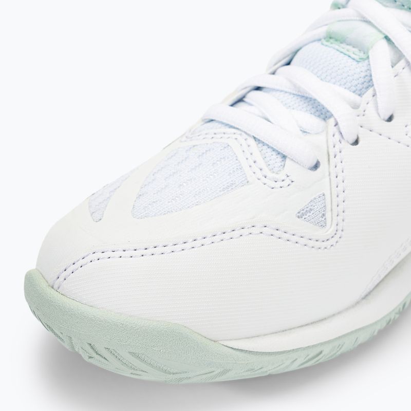 Încălțăminte de volei pentru copii Mizuno Lightning Star Z7 JR white/gridge/patinagreen 7
