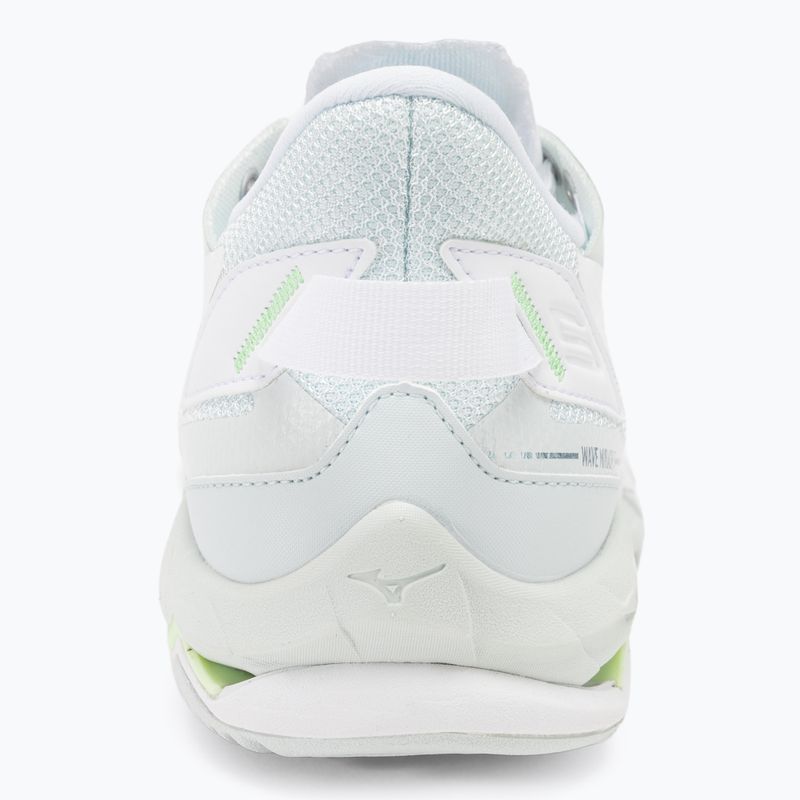 Încălțăminte de handbal pentru femei Mizuno Wave Mirage 5 white/glacial ridge/patinagreen 6