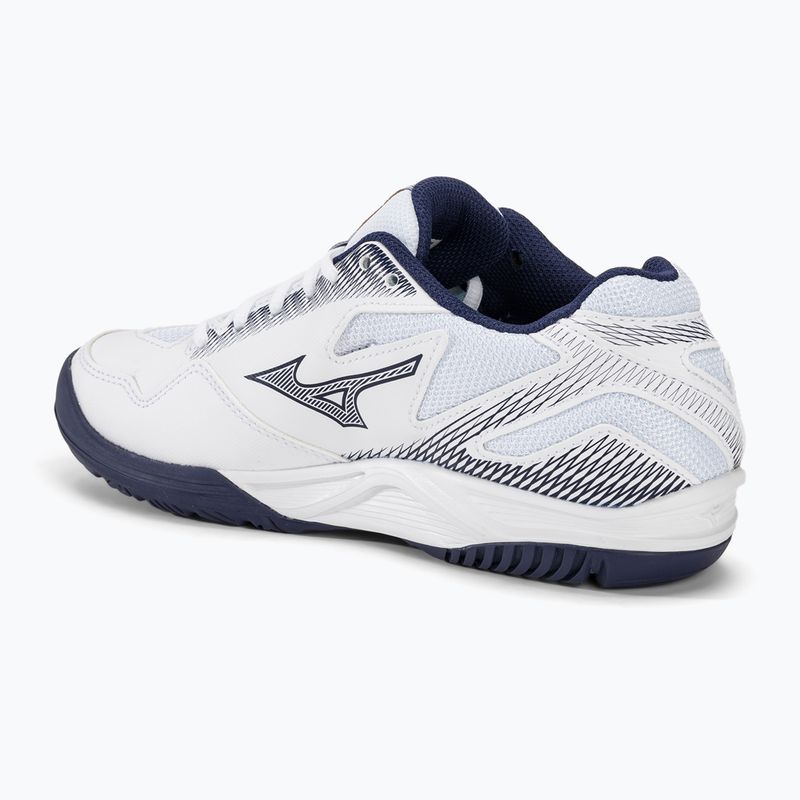 Încălțăminte de handbal pentru copii Mizuno Stealth Star 2 Jr white/blueribbon/mpgold 3