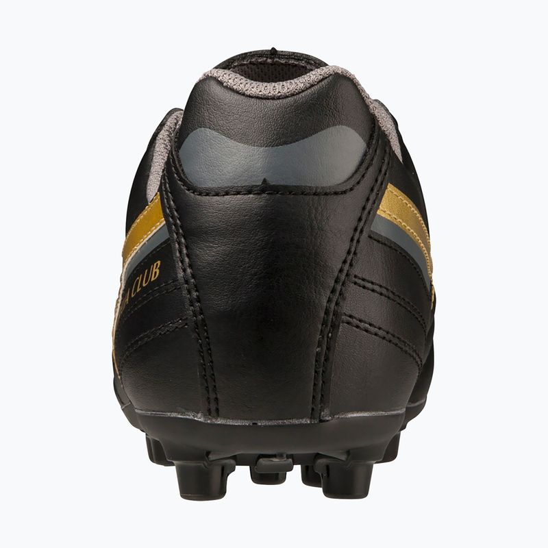 Încălțăminte de fotbal pentru copii Mizuno Morelia II Club Jr AG black/gold/dark shadow 4