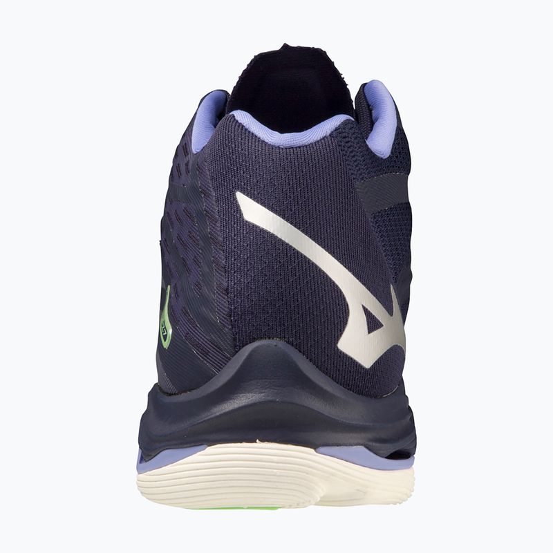 Pantofi de volei pentru bărbați Mizuno Wave Lightning Z7 Mid evening blue / tech green / lolite 8