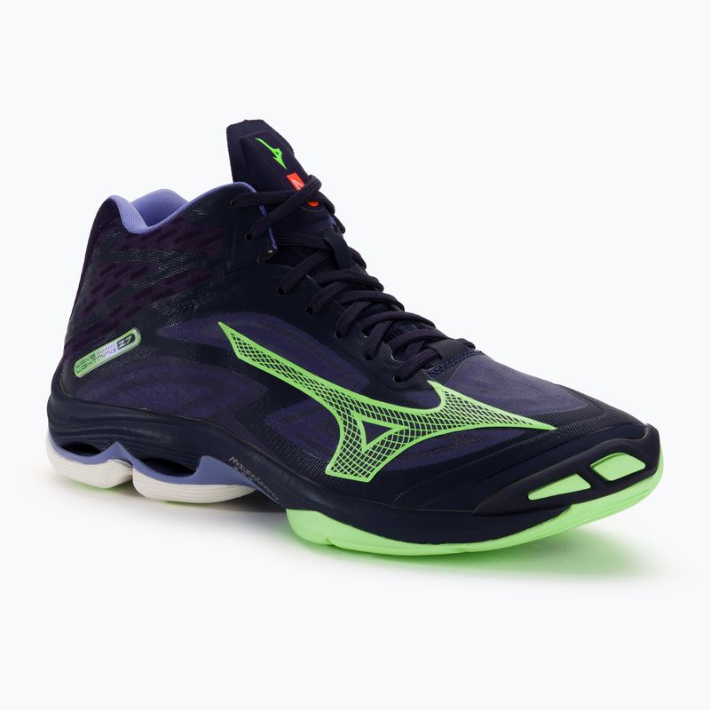 Pantofi de volei pentru bărbați Mizuno Wave Lightning Z7 Mid evening blue / tech green / lolite