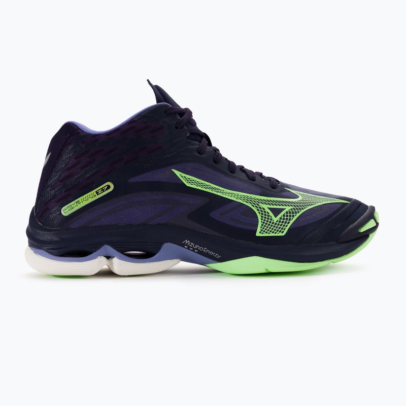 Pantofi de volei pentru bărbați Mizuno Wave Lightning Z7 Mid evening blue / tech green / lolite 2