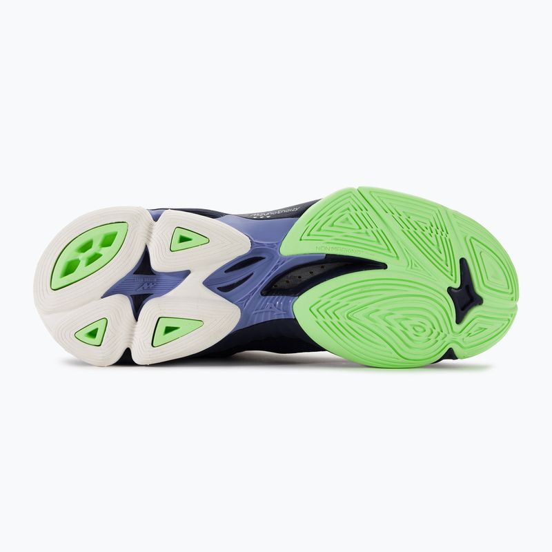 Pantofi de volei pentru bărbați Mizuno Wave Lightning Z7 Mid evening blue / tech green / lolite 6