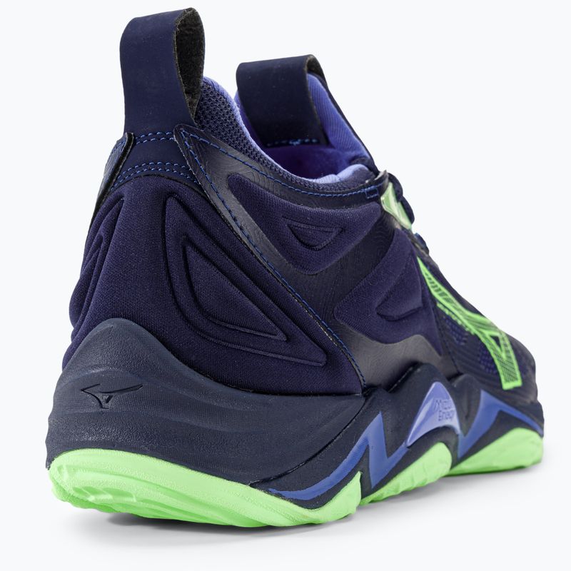 Pantofi de volei pentru bărbați Mizuno Wave Momentum 3 evening blue / tech green / lolite 11