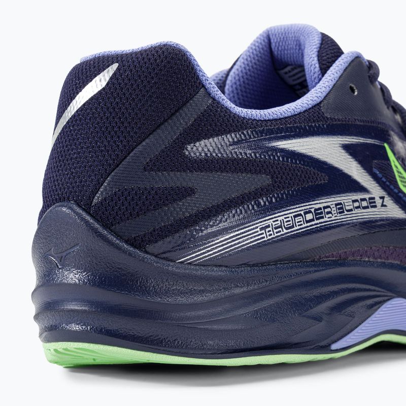 Pantofi de volei pentru bărbați Mizuno Thunder Blade Z evening blue / tech green / lolite 11