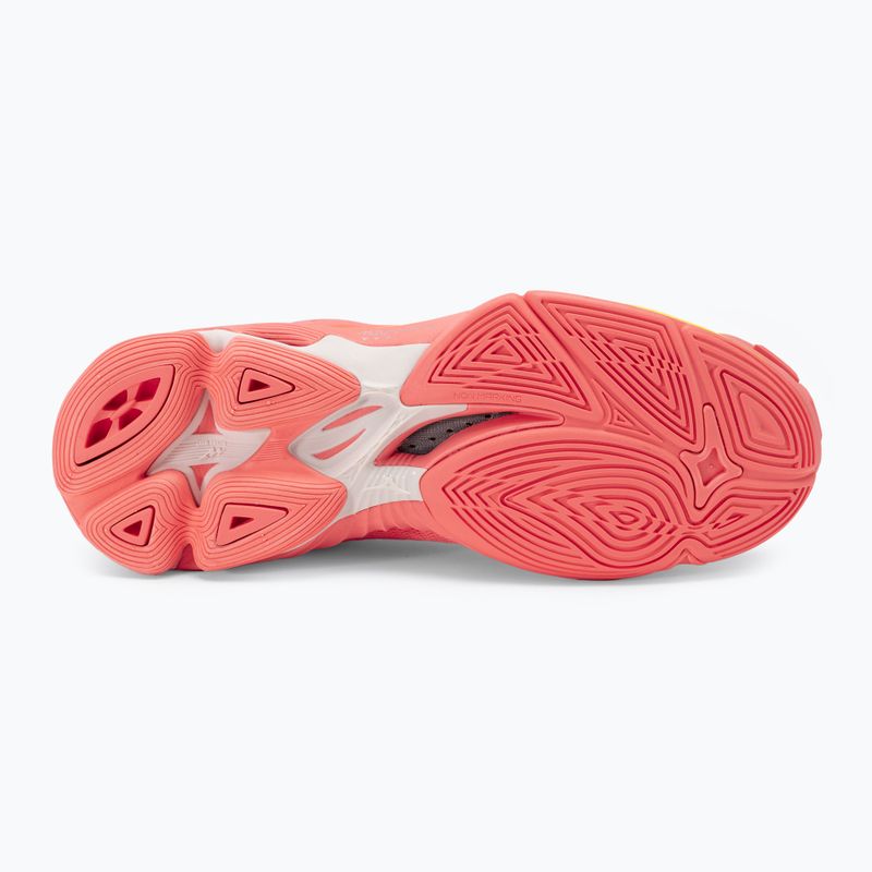 Încălțăminte de volei pentru femei Mizuno Wave Lightning Z7 candycoral/black/bolt2neon 4