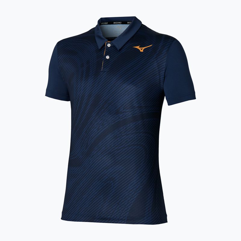 Tricou polo de tenis pentru bărbați Mizuno Charge Shadow Polo pageant blue