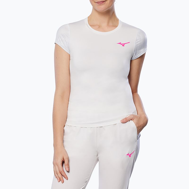 Tricou de tenis pentru femei Mizuno Charge Printed Tee white