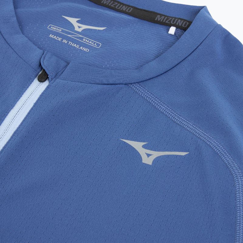Tricou de alergat pentru bărbați Mizuno Trail DryAeroFlow HZ Tee federal blue 3