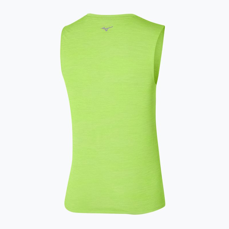 Tricou de alergare pentru bărbaț Mizuno Impulse Core lime 2